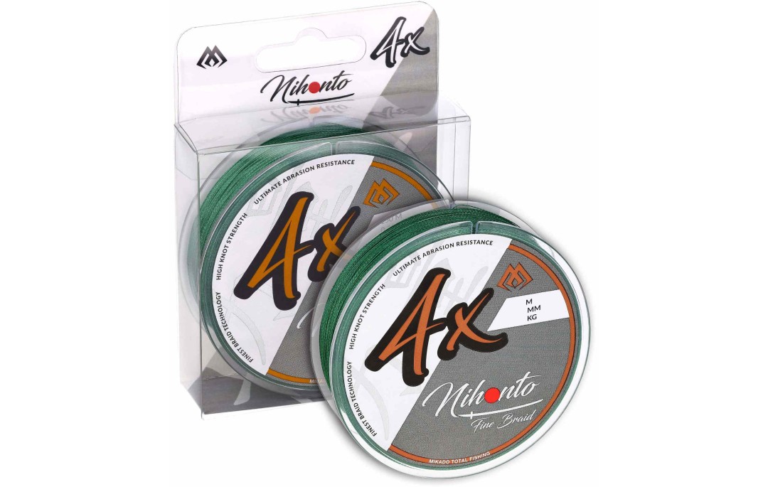 Plecionka Nihonto Fine Braid Green 0,08mm 150m Mikado