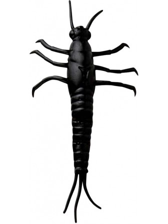 Przynęta gumowa 3D PVC Mayfly Loose Body Black 5cm Savage Gear