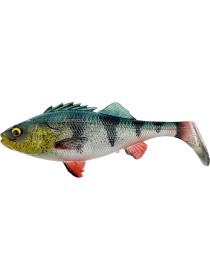 Przynęta gumowa 4D Perch Shad Bulk 12,5cm 20g Green Silver Savage Gear