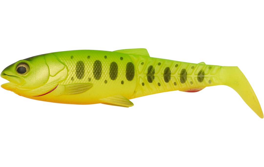 Przynęta gumowa Craft Cannibal Paddletail 8,5cm Firetiger Savage Gear