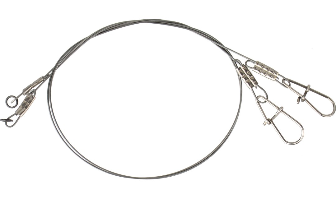 Przypon tytanowy Jerkbait Trace 30cm/25kg 2szt Savage Gear