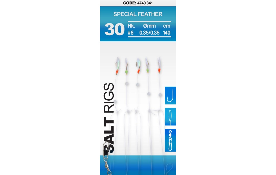 Zestaw śledziowy Salt Rig #30 nr #6 SPRO