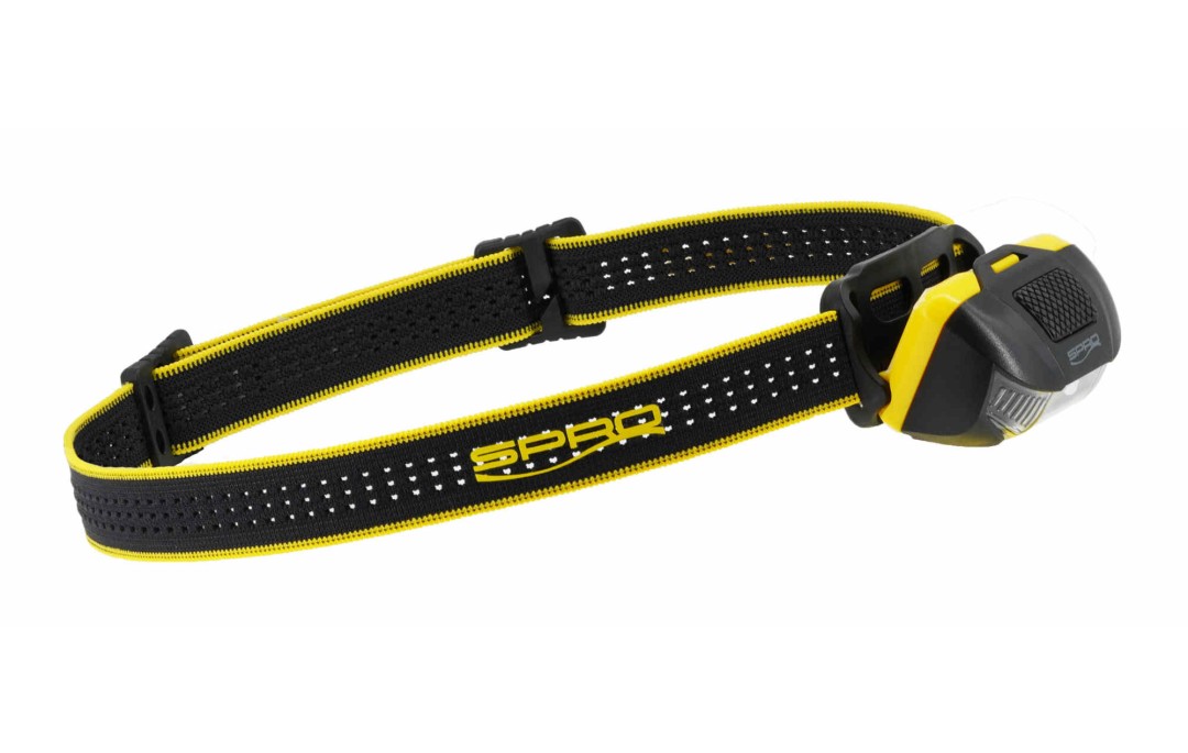 Latarka czołowa ze światłem Białym oraz UV 75lm SPRO