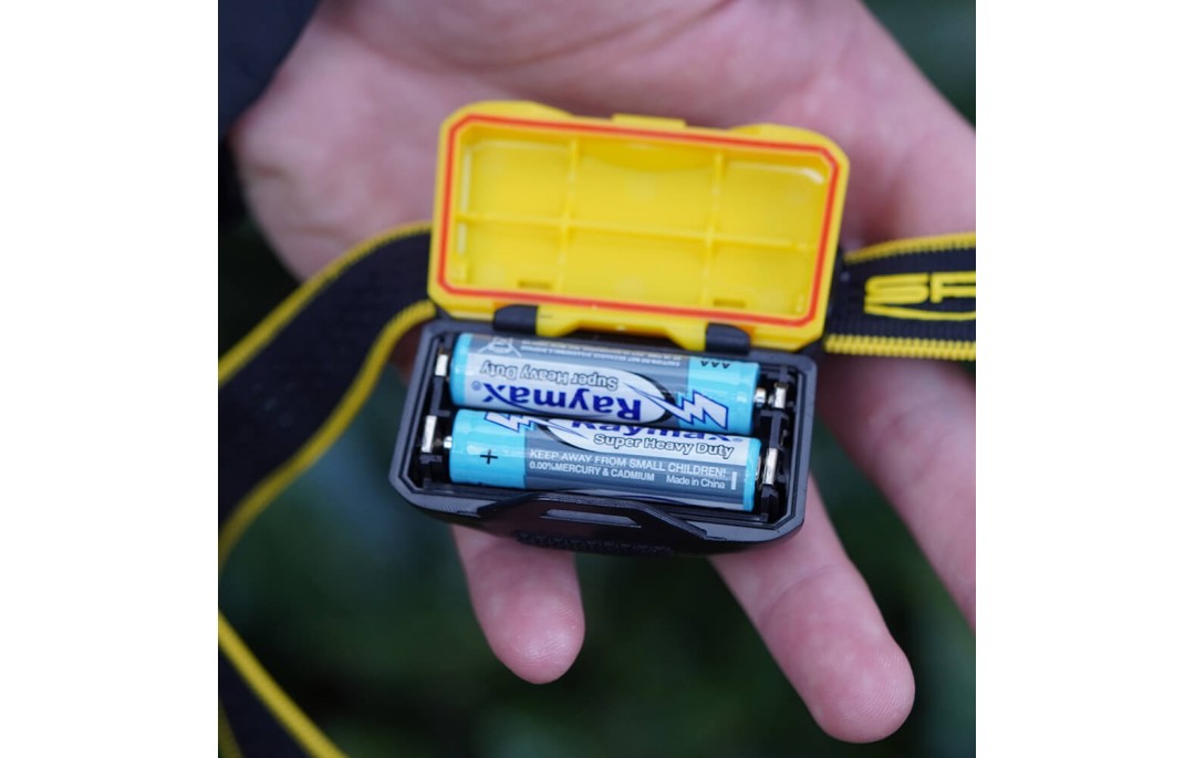 Latarka czołowa ze światłem Białym oraz UV 75lm SPRO