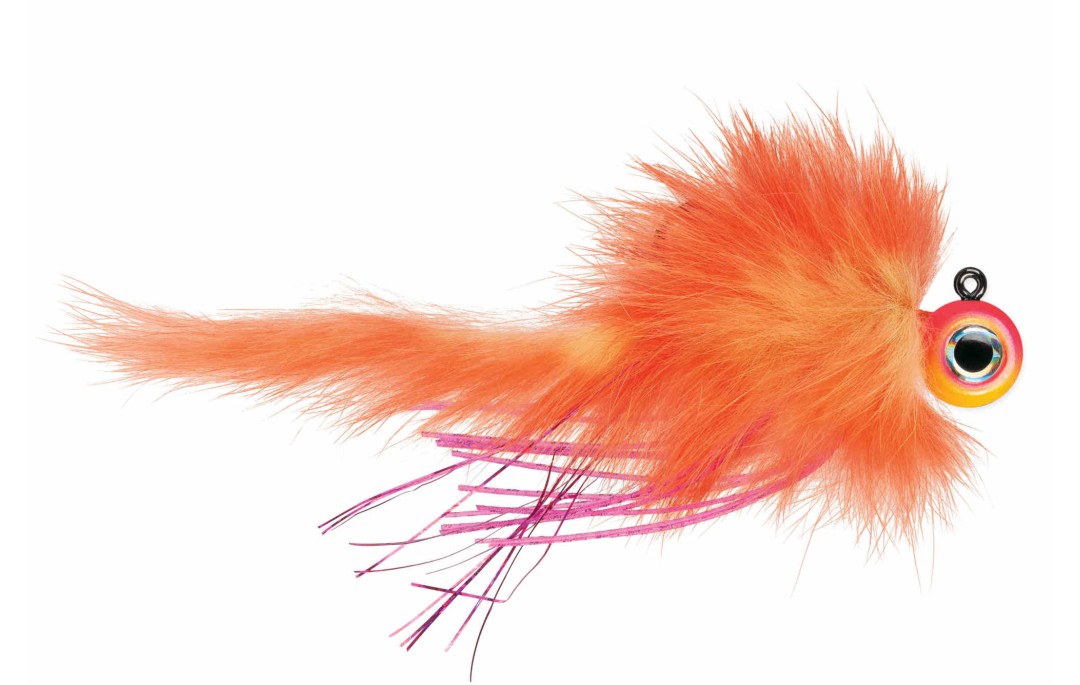 Kogut Twitchin Jig Glow Shrimp Cocktail UV 4/0 14g VMC