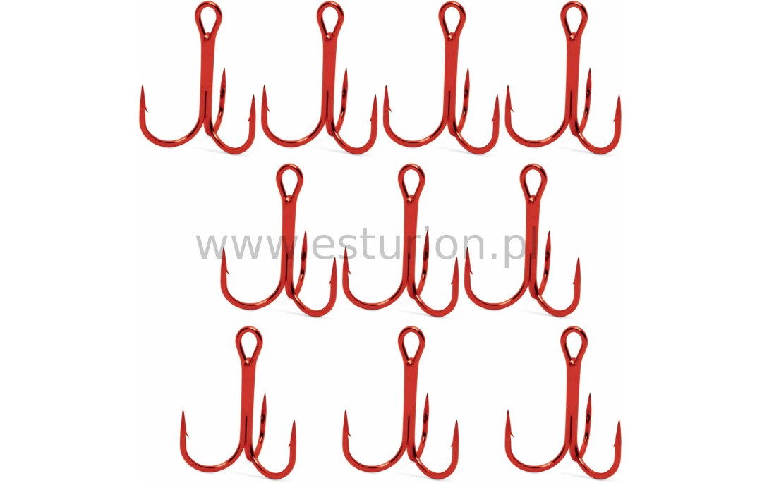 Kotwiczki 8540RD Vanadium Round Treble nr #4 10szt VMC